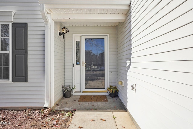 view of entrance to property