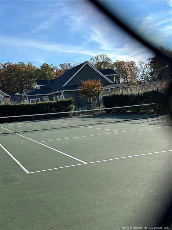 view of sport court