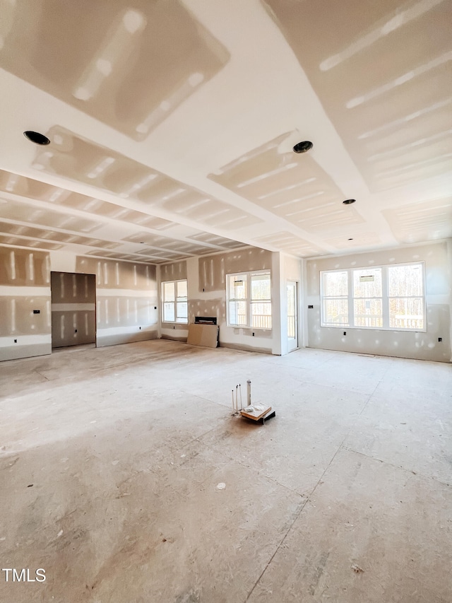 view of unfurnished living room