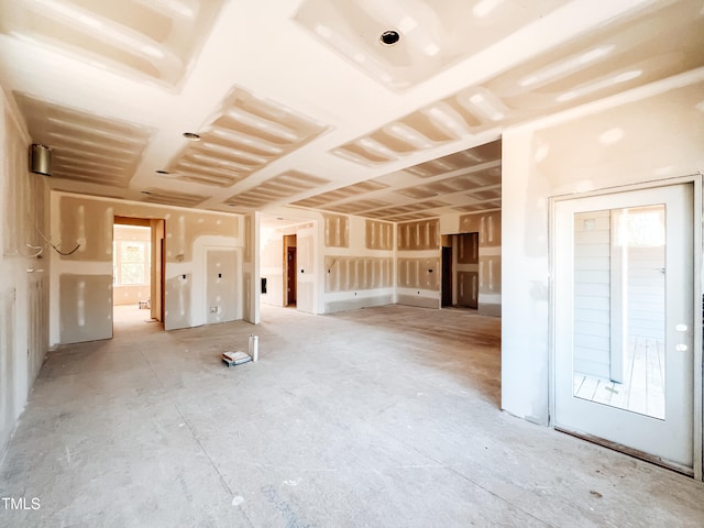 view of unfurnished living room