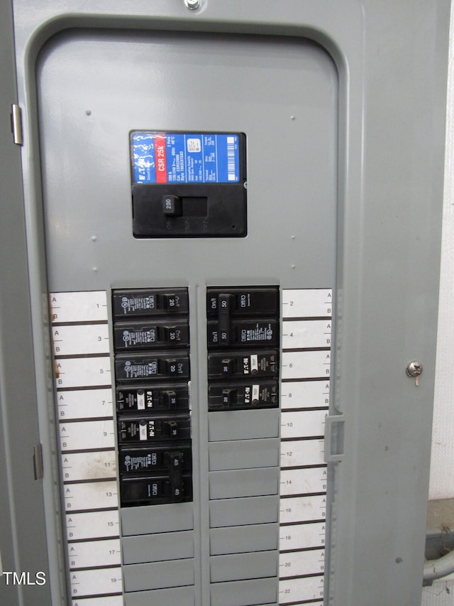 room details with electric panel