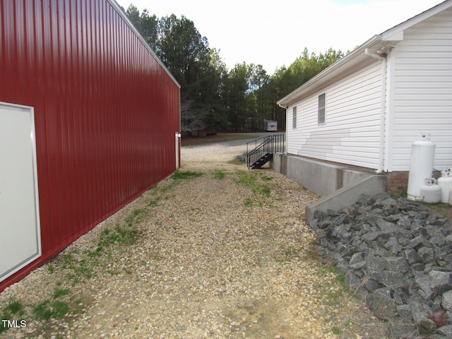 view of home's exterior