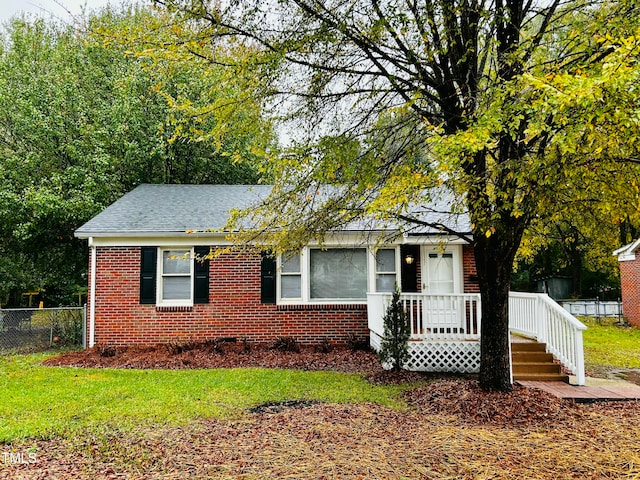 view of front of home