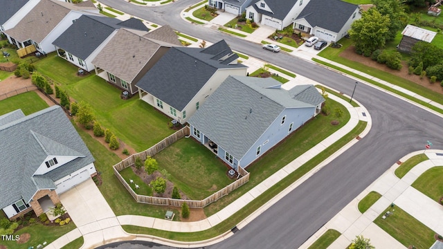 bird's eye view featuring a residential view