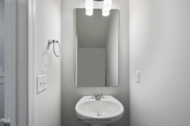 8816 Melvin St Unit 15-, Smithfield, Willow Springs, NC 27592 - bathroom featuring a sink