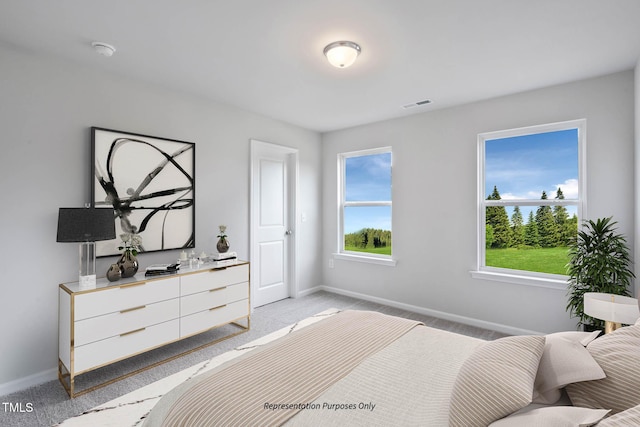 8816 Melvin St Unit 15-, Smithfield, Willow Springs, NC 27592 - bedroom featuring light carpet and baseboards