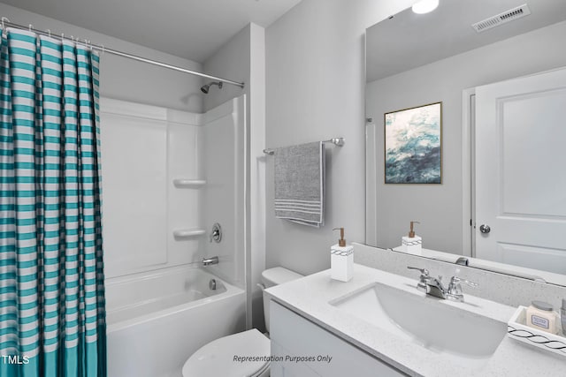 8816 Melvin St Unit 15-, Smithfield, Willow Springs, NC 27592 - full bathroom featuring vanity, toilet, and shower / bath combo with shower curtain