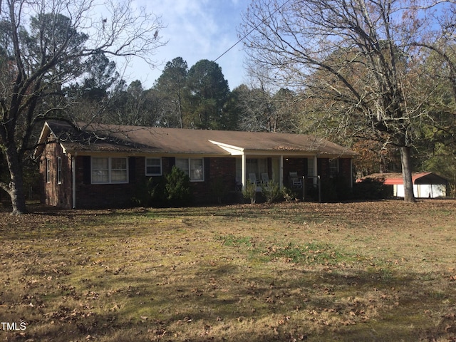 view of ranch-style house