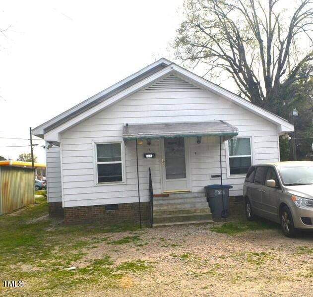 view of bungalow-style house