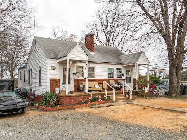 view of front of home