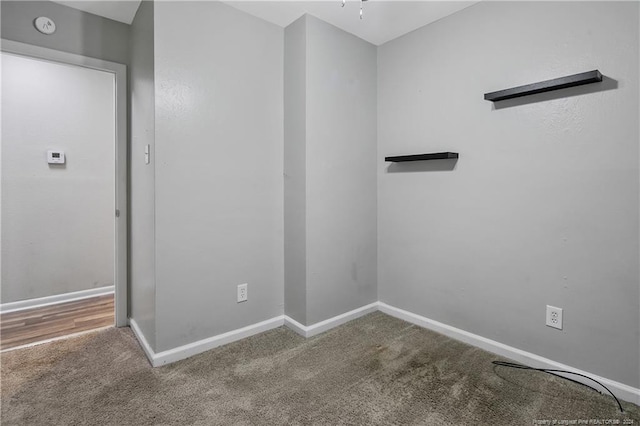 empty room featuring carpet floors