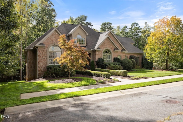 front of property with a front yard