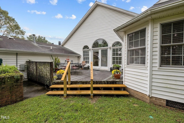 view of deck