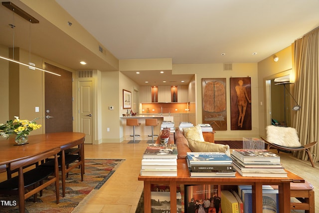 interior space featuring light wood-type flooring