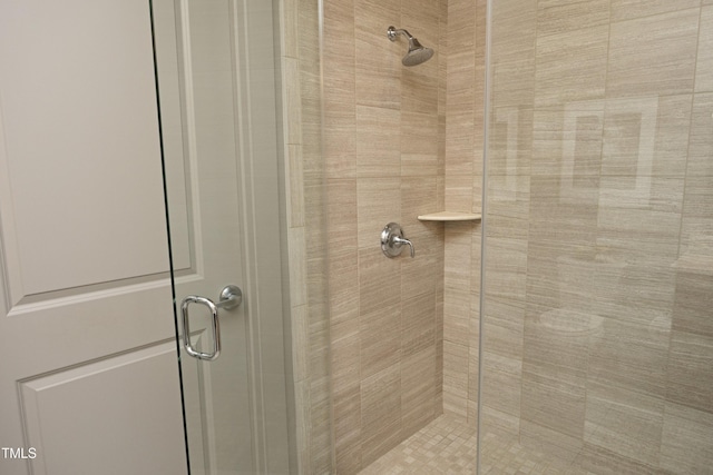 bathroom with walk in shower