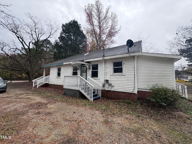 view of rear view of house