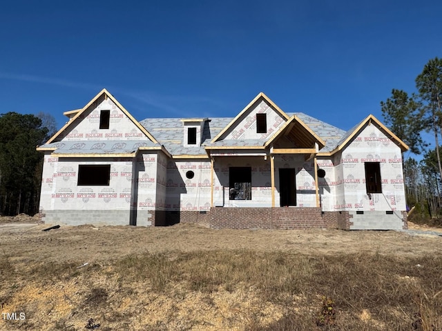 view of property in mid-construction