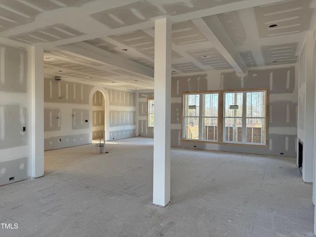 view of unfurnished living room