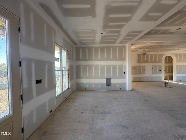 view of unfurnished living room