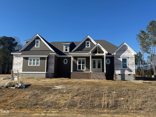 unfinished property featuring crawl space