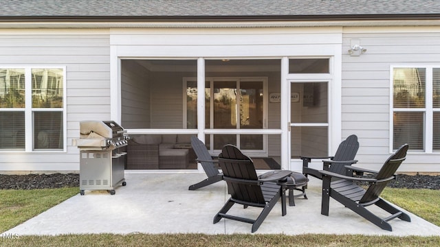 view of patio / terrace with grilling area