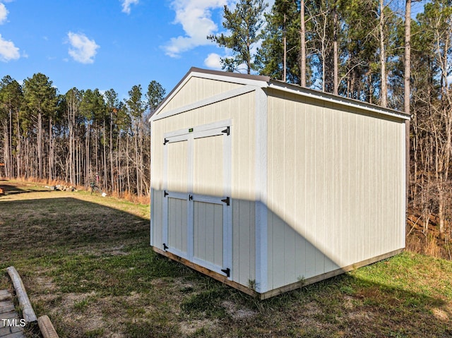 view of outdoor structure