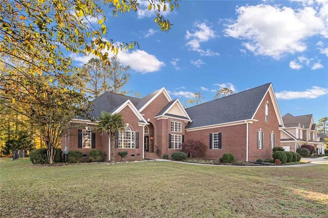 363 Kimberwicke Dr, Fayetteville, NC 28311 - view of front facade featuring brick siding and a front yard