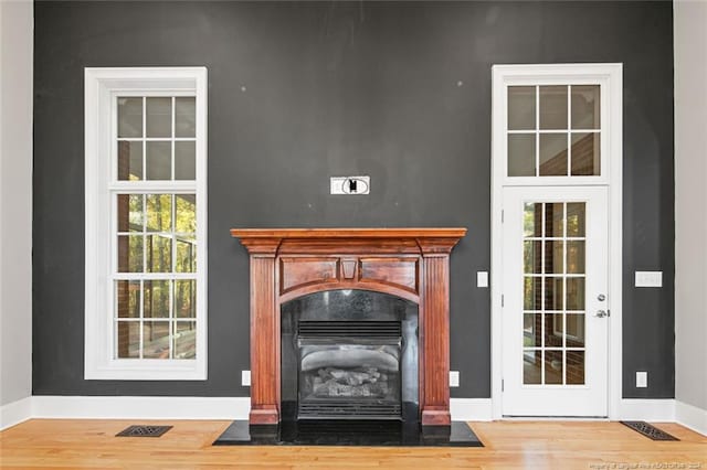 room details featuring wood-type flooring