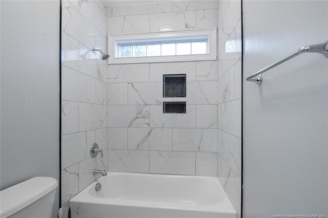 363 Kimberwicke Dr, Fayetteville, NC 28311 - full bath featuring toilet and bathing tub / shower combination