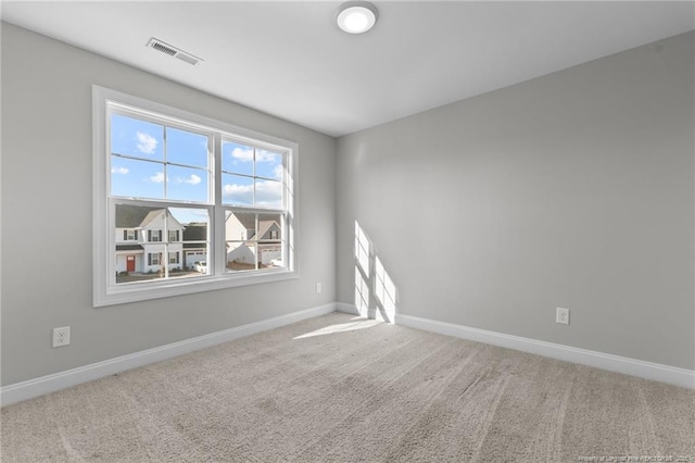 empty room with carpet floors