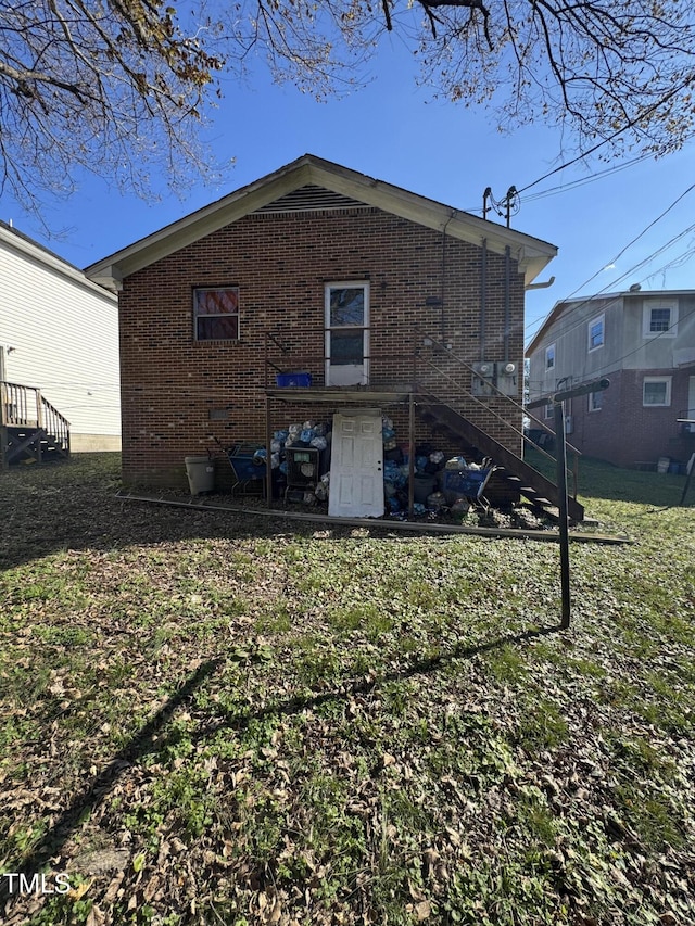 view of rear view of property