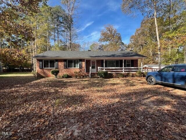 view of ranch-style home