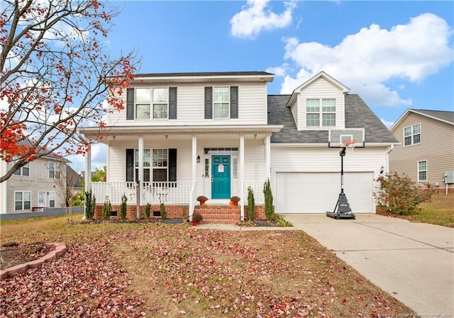 view of front of house with a porch