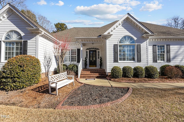 view of ranch-style home