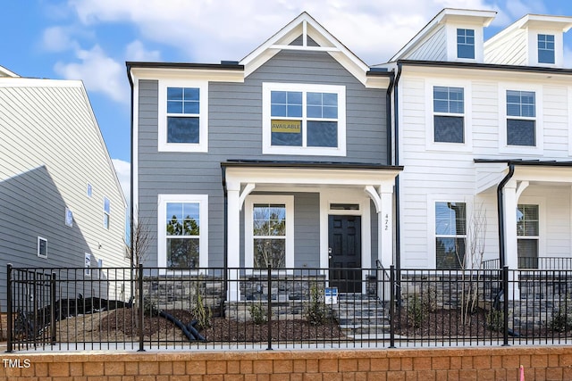 view of front of house with a porch