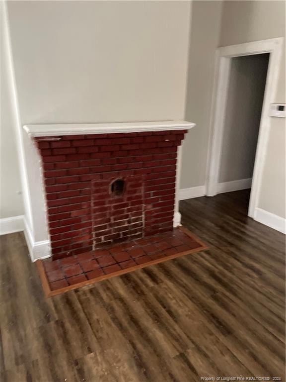 room details with wood-type flooring