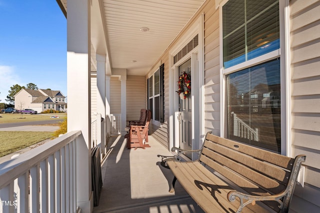 balcony with a porch