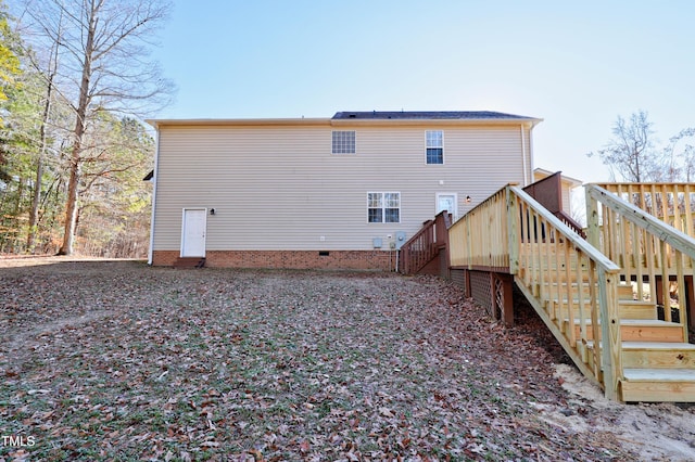 view of rear view of property