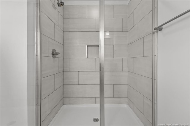 1585 Scull Rd, Raeford, NC 28376 - bathroom featuring a stall shower