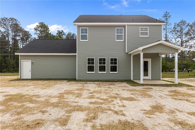 1585 Scull Rd, Raeford, NC 28376 - back of house with a patio area