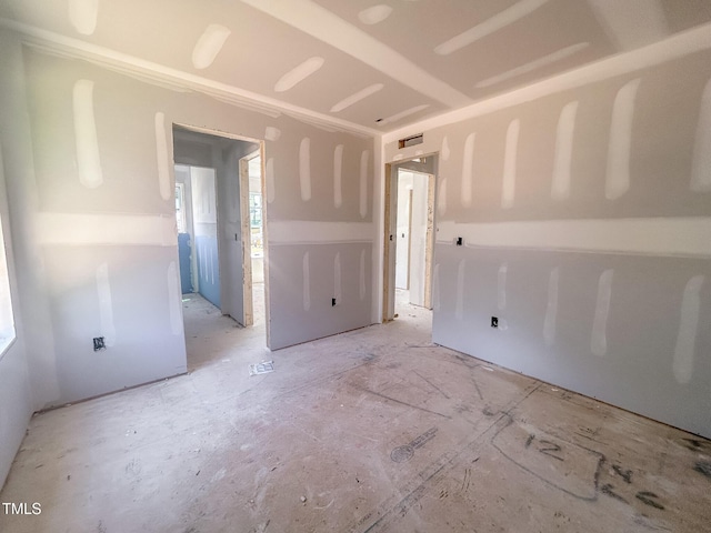 view of empty room
