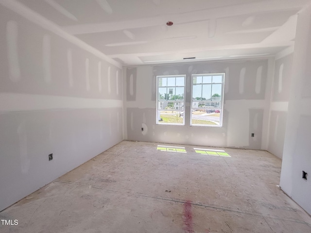 view of empty room