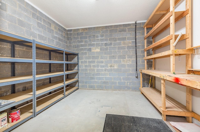 view of storage room