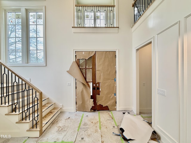 view of entrance foyer