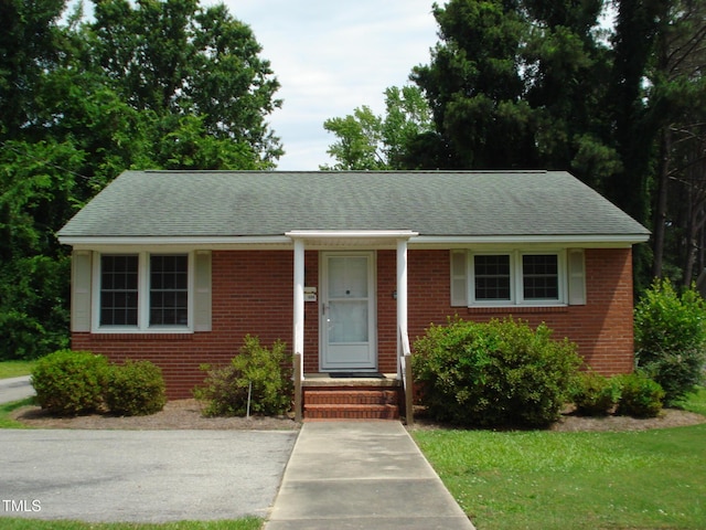 view of front of home