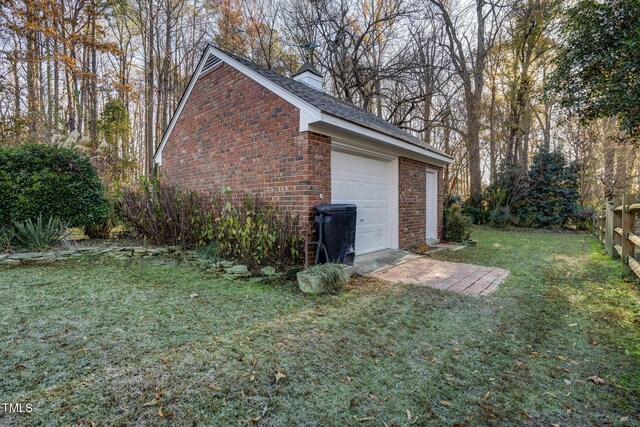 4027 Green Forest Ct, Rocky Mount, NC 27804 - view of yard featuring an outdoor structure and a garage