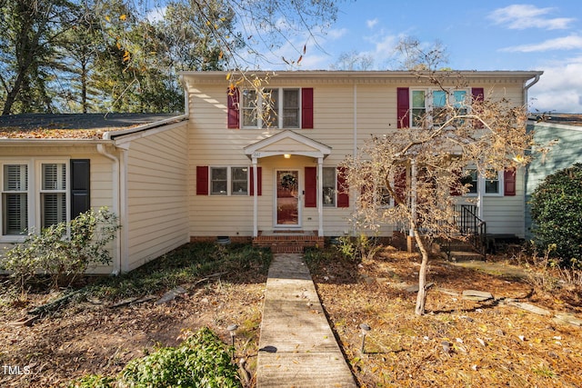 view of front of home