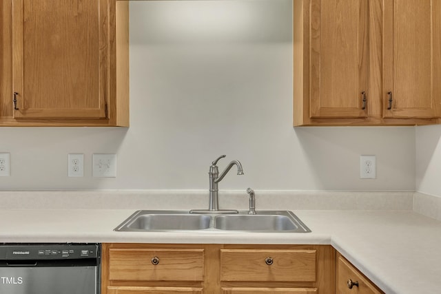 kitchen with dishwasher and sink