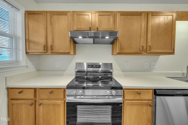 kitchen featuring appliances with stainless steel finishes