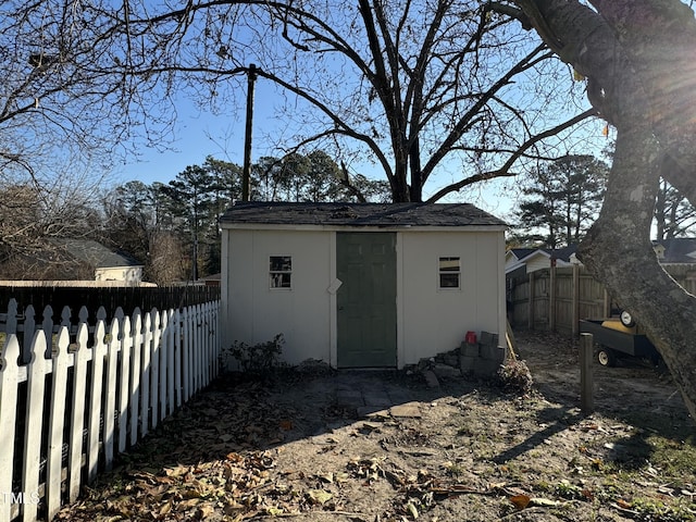 view of outbuilding